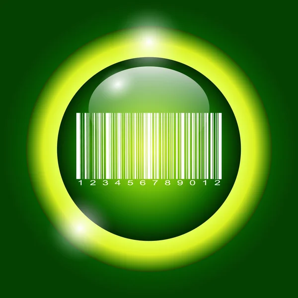 Barcode icon, vector illustration — Stock Vector