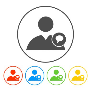 sohbet kullanıcı simgesi.