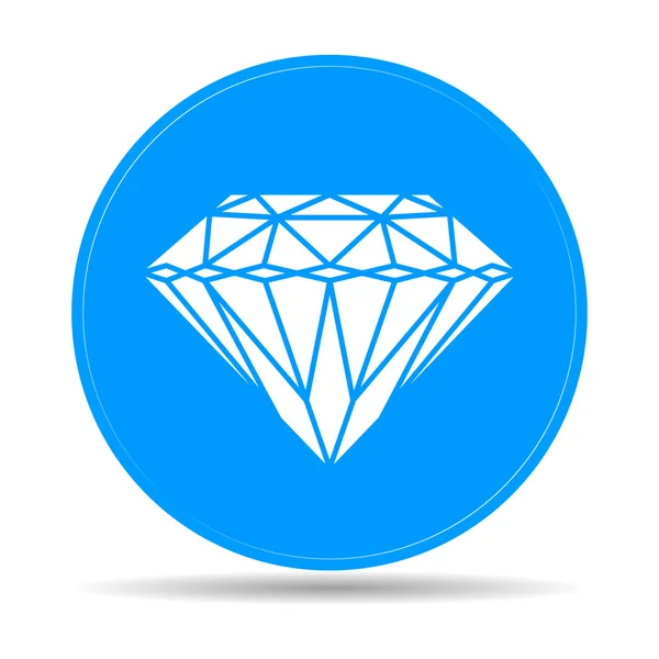 Diamond icon - Vector — Stock Vector
