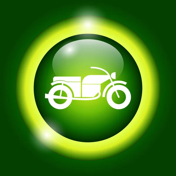 Icono de motocicleta — Vector de stock