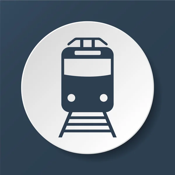 Vlak ikona — Stockový vektor