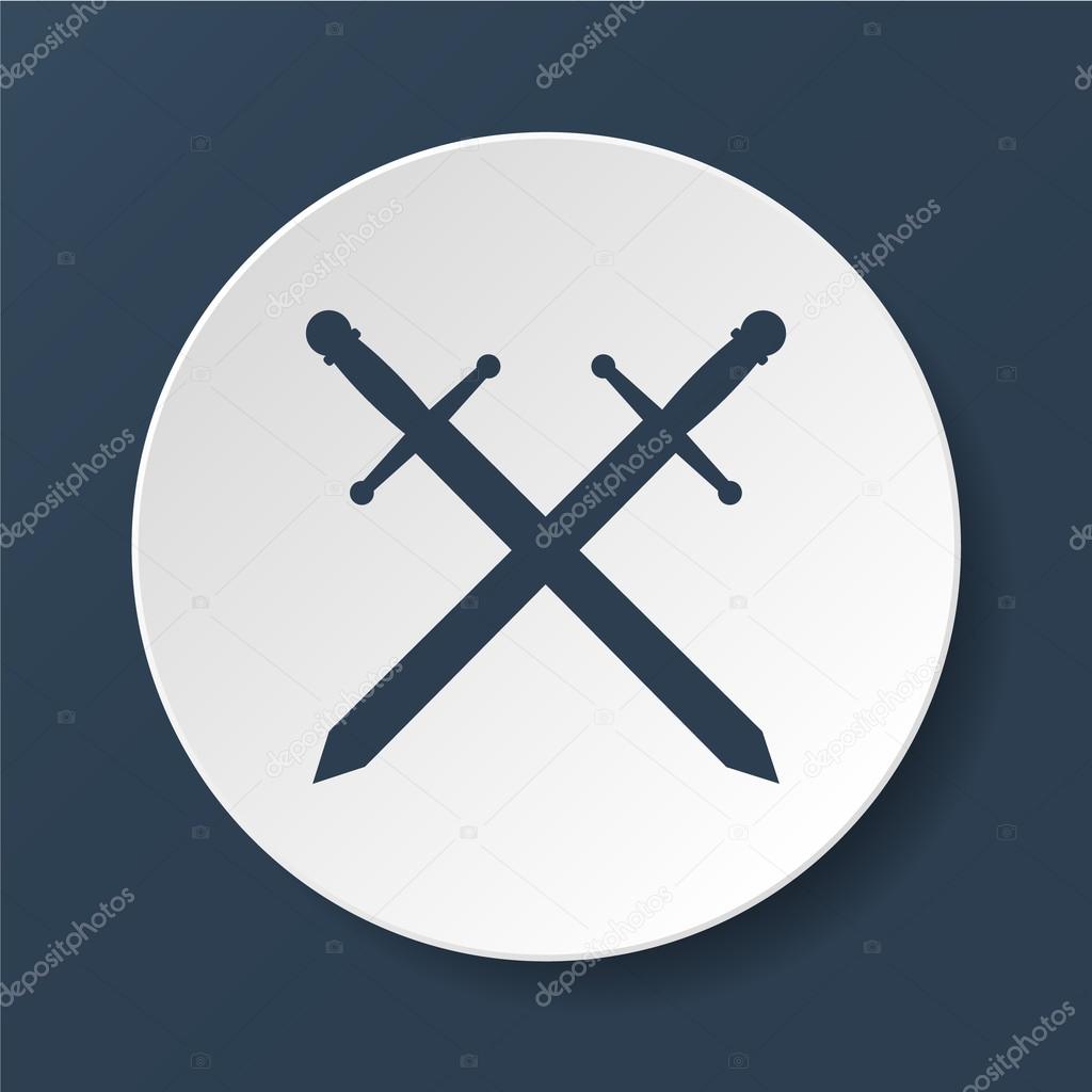 sword icon vector beautiful