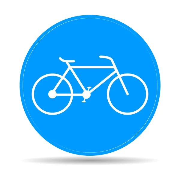 Minimalistisk cykel ikon. vektor, eps 10 — Stock vektor