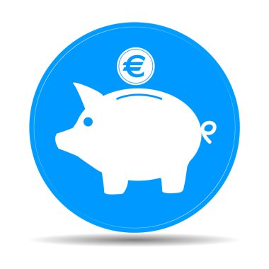 vektör kumbara simgesi