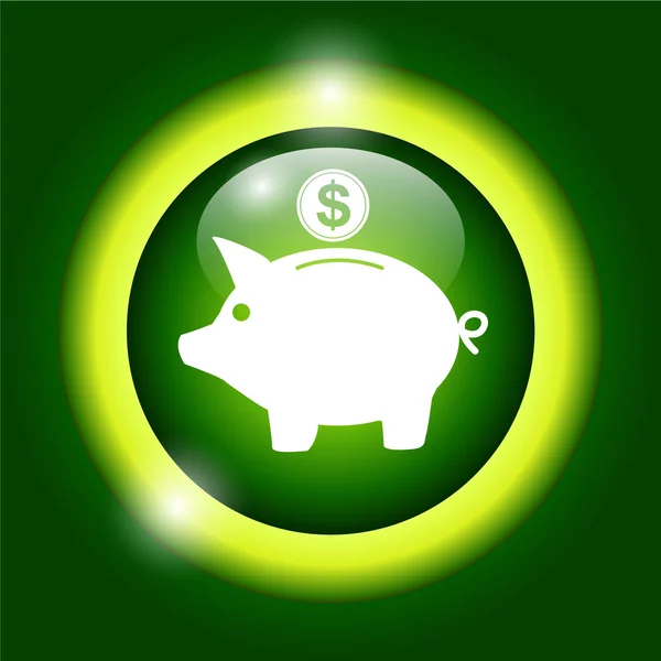 Wektor piggy bank ikona — Wektor stockowy