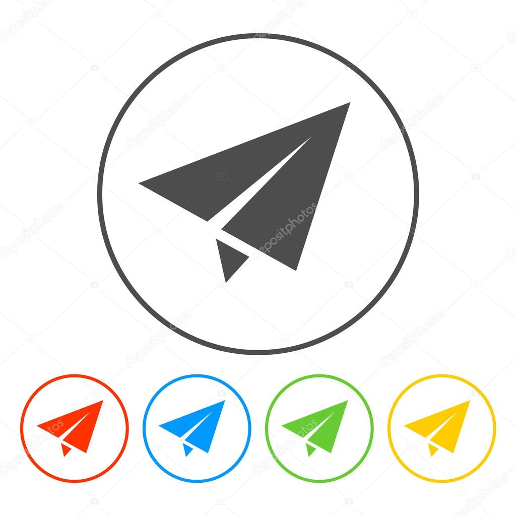 Paper airplane icon