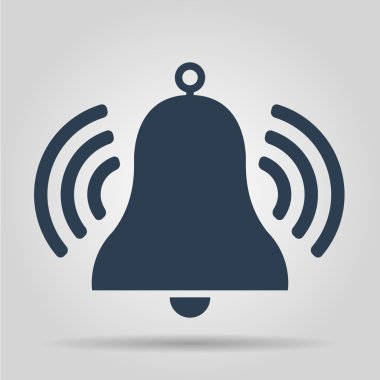 vektör bell simgesi simgesi