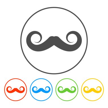 bıyıklar vektör simgesi