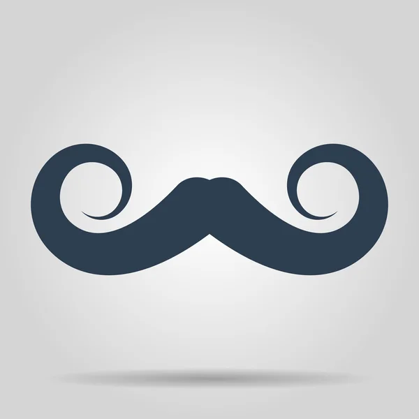 Moustaches icône vectorielle — Image vectorielle