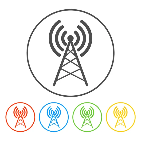 Icono de antena — Vector de stock