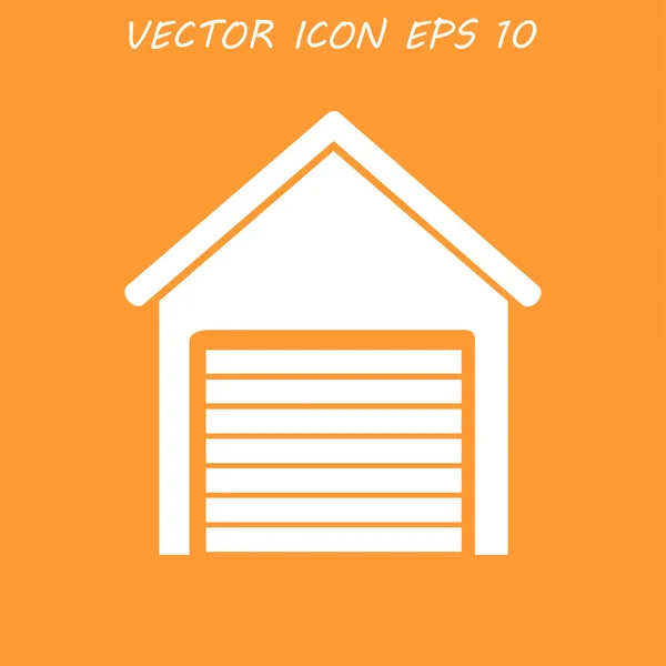 Garage-ikonen. — Stock vektor