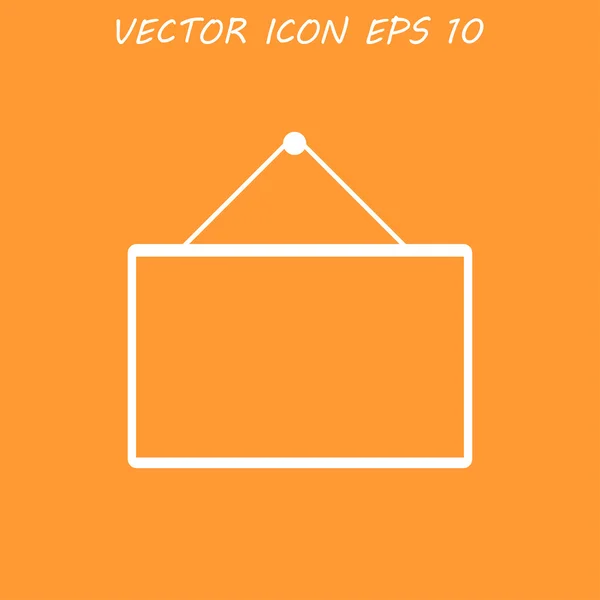 Matematické deska ikona — Stockový vektor
