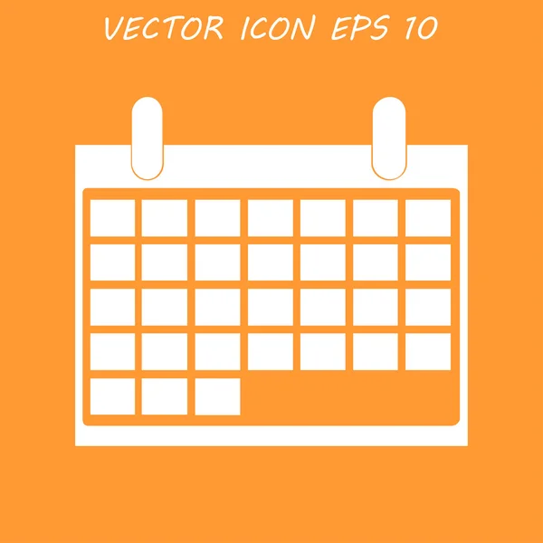 Calendário - ícone vetorial — Vetor de Stock