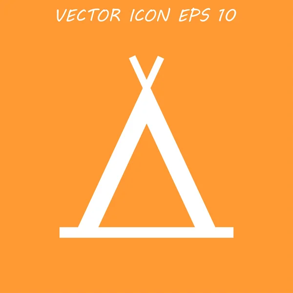 Camp pictogram — Stockvector