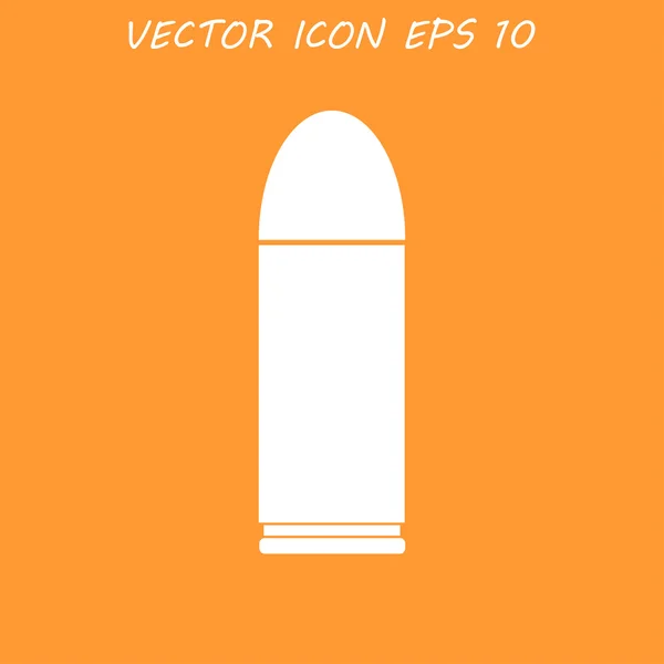 Icono de bala — Vector de stock