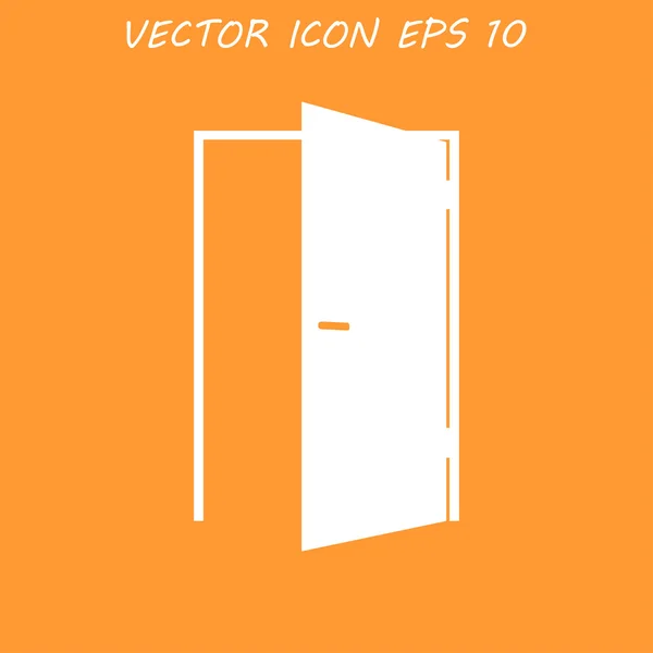 Deur pictogram — Stockvector