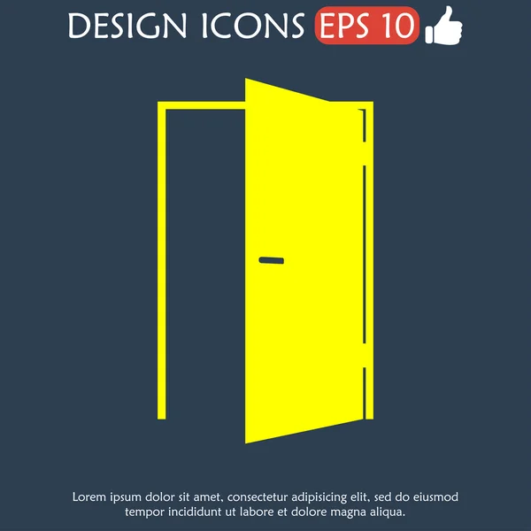 Door icon — Stock Vector