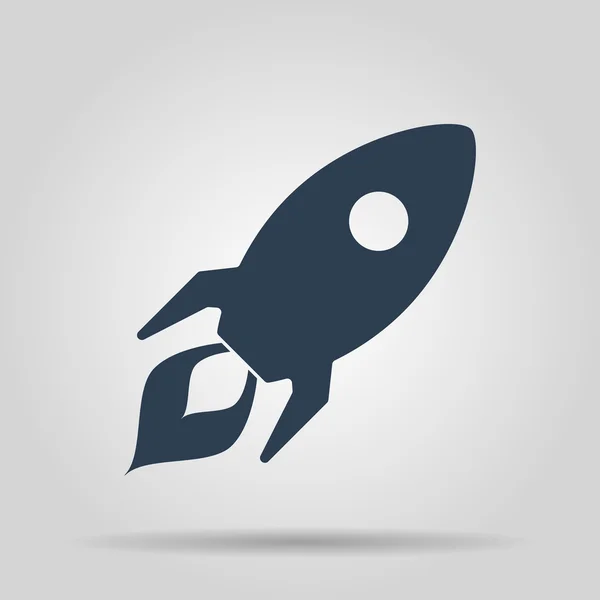 Raketen-Ikone — Stockvektor