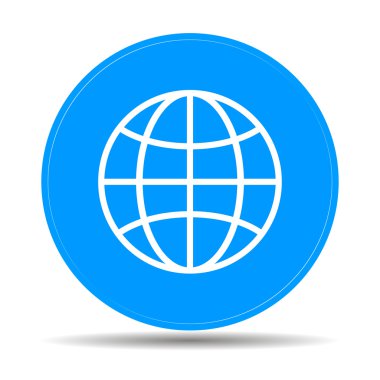 Dünya küre simgesi, sembol simge 