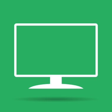 vektör monitör simgesini