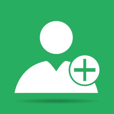 düz simgesi arkadaş ekle