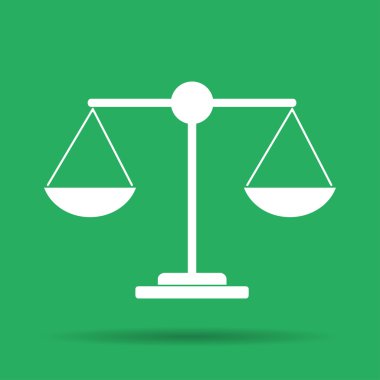 ölçek simgesi - vektör çizim