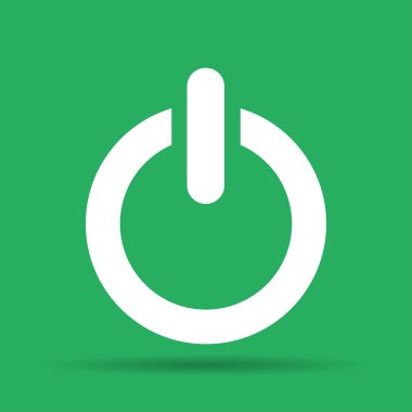 gücün düz simgesi