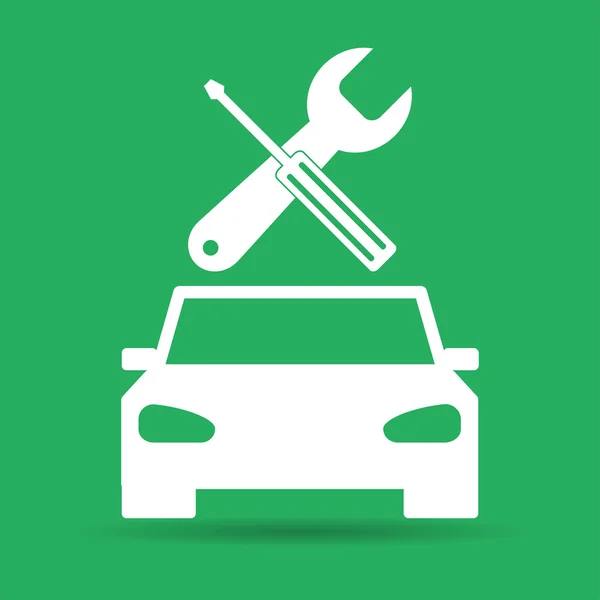 Car service icon — Stock Vector