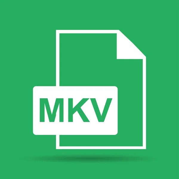 Mkv file icon — Stock Vector