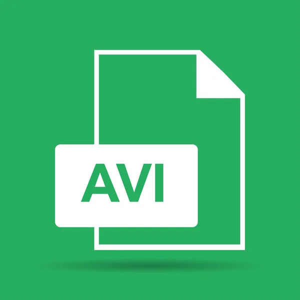 Avi file icon — Stock Vector