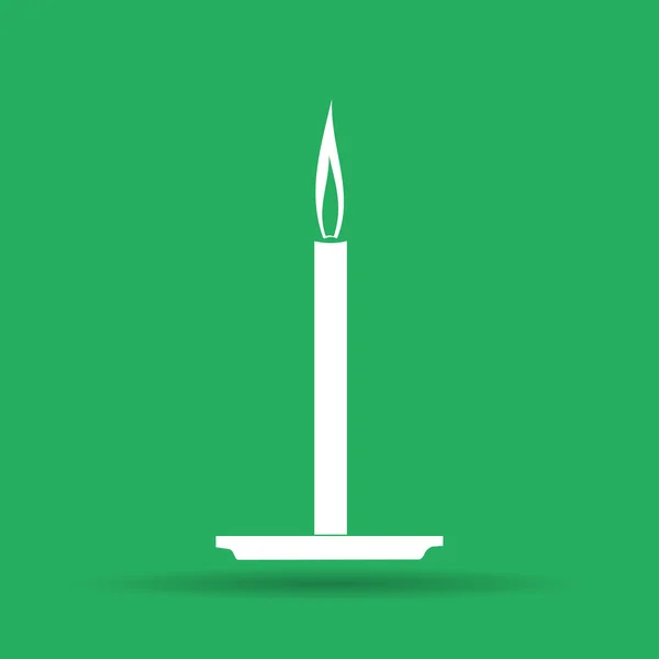 Candle icon. — Stock Vector