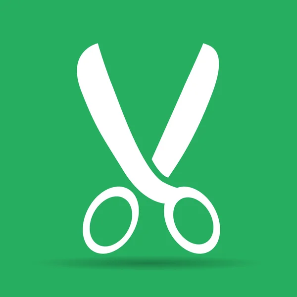 Scissors icon, vector illustration. Flat design style — Stock Vector