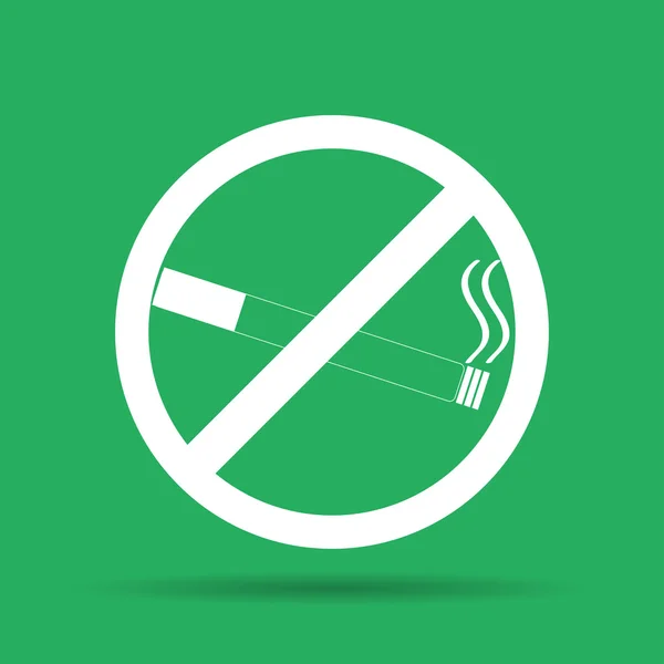 No smoking sign. Vector isolated. — Stock Vector