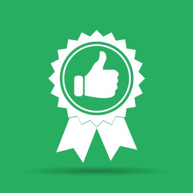 vektör madalyon simgesi