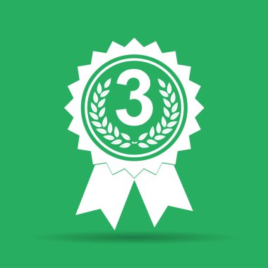 vektör madalyon simgesi