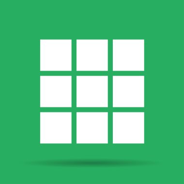 Dices simgesini işaret. Casino oyun simgesi.