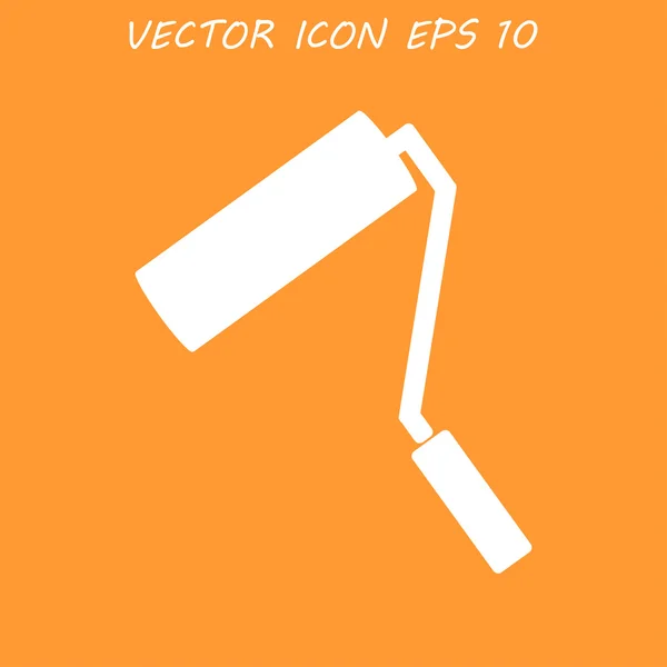 Verfroller pictogram — Stockvector