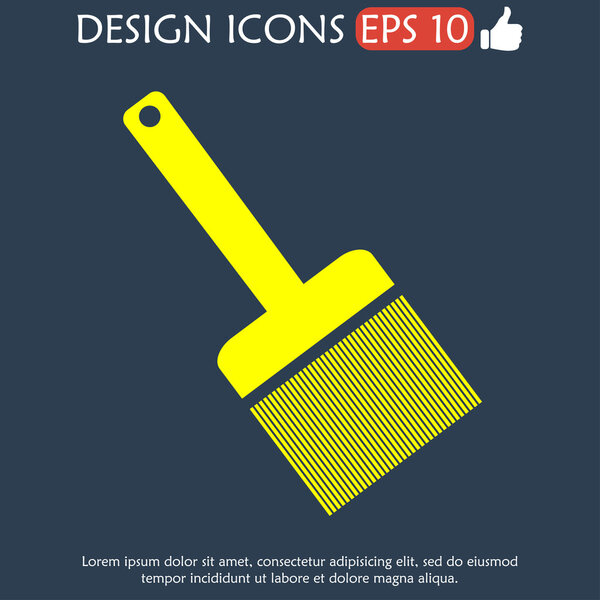 Paint brush icon - Vector