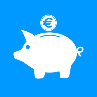 vektör kumbara simgesi