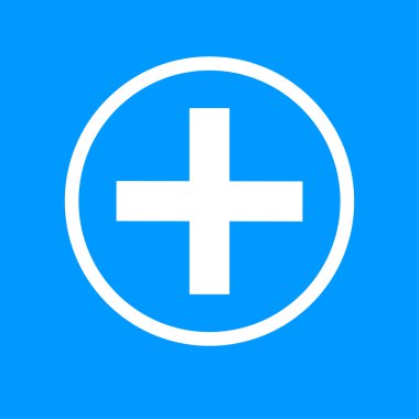 parlak düğme vektör tıbbi işareti