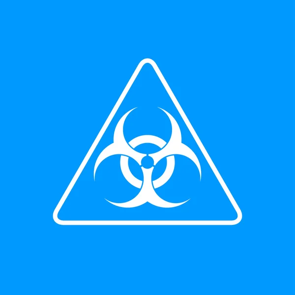 Vektoros biológiai veszély jele vagy ikonja — Stock Vector