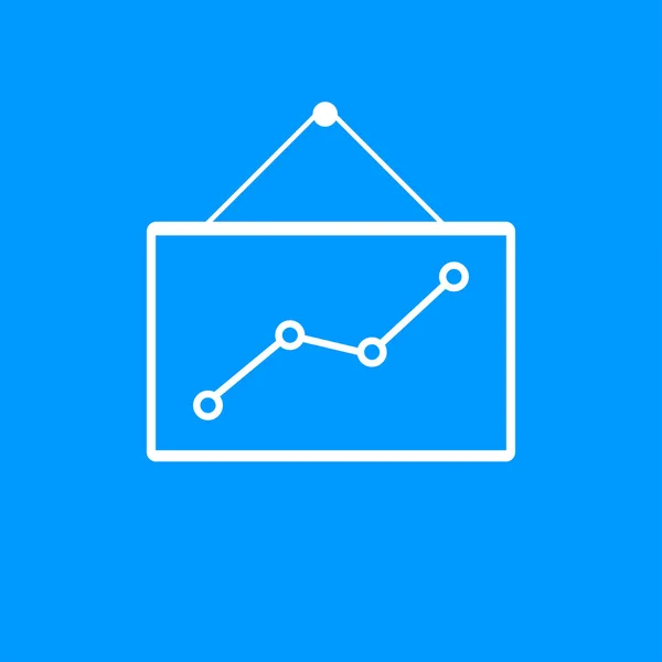 Computermonitore mit unterschiedlichen Diagrammen, — Stockvektor