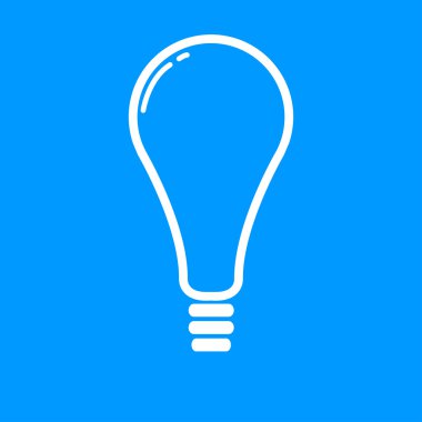 vektör ampul simgesi