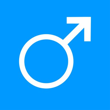 erkek işareti simgesi. 