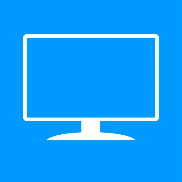 Het pictogram van de monitor van vector — Stockvector