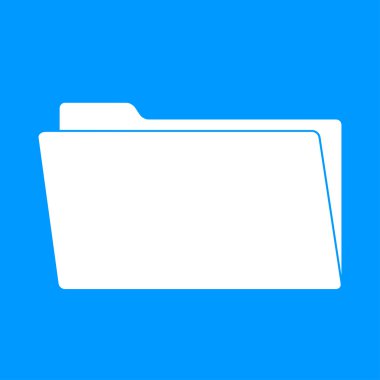 klasör düz web simgesi