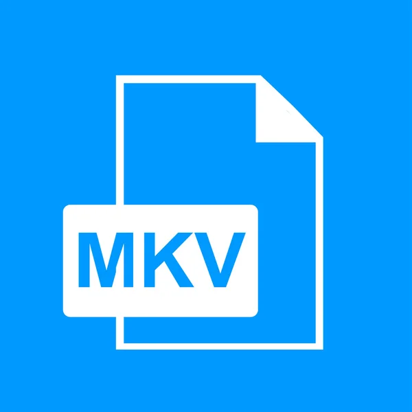 Mkv file icon — Stock Vector