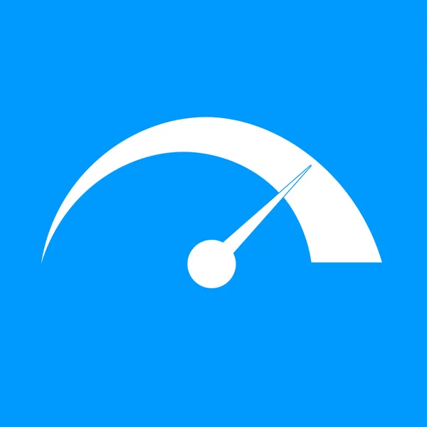 Vector snelheidsmeter pictogram — Stockvector