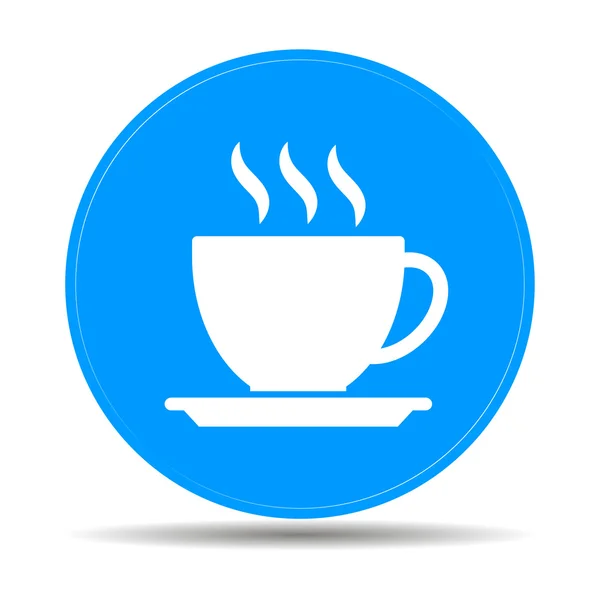 コーヒー カップのアイコンをベクトル イラスト — ストックベクタ