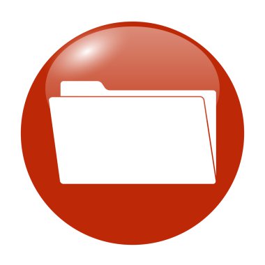 klasör düz web simgesi